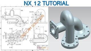 NX 12 Tutorial #51 | 3D Model Basic beginners