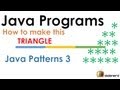 58 Java Patterns Triangle 2 Code |