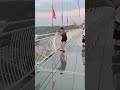 very unique glass bridge of china 🇨🇳🤣