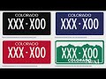 Next Question: What's up with Colorado's black license plates?