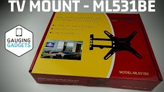 VideoSecu ML531BE Installation and Review - TV Mount Setup Tutorial