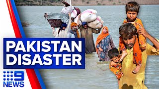 Pakistan's flood catastrophe worsening | 9 News Australia