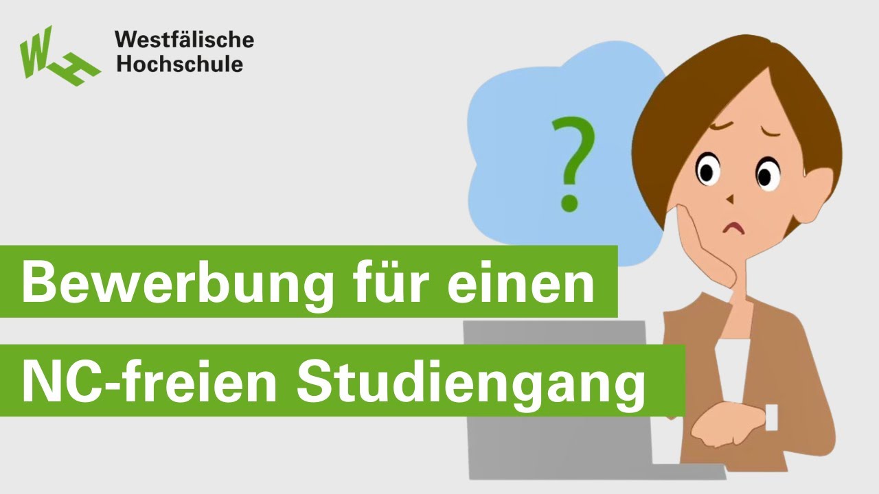 Die Bewerbung Für Einen Zulassungsfreien Studiengang - YouTube