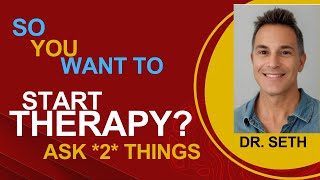 How to Start THERAPY and Find the RIGHT Therapist: Ask These 2 Things  #mentalhealthtips