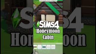 Honeymoon Cabin 💕 // Sims 4 Speed Build #Shorts
