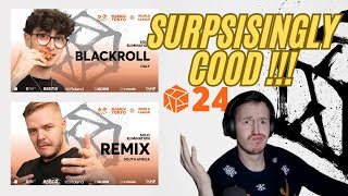 Hexako Reacts BLACKROLL 🇮🇹 \u0026 REMIX 🇿🇦 | GRAND BEATBOX BATTLE 2024: WORLD LEAGUE | Solo Elimination