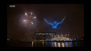 최악의 코로나 상황에서 맞은 런던의 새해 (London's 2021 New Year Fireworks \u0026 Light show Display)