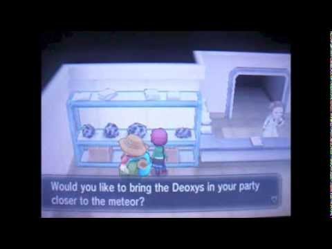 Pokemon X and Y:How To Change Deoxys Form Pokemon X and Y:How To Change Deoxys Form