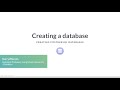 SQL Tutorial: Creating PostgreSQL Databases