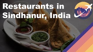 Restaurants in Sindhanur, India