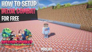 How To Setup ✦ DeluxeCombat ✦ Plugin For Free #mrrjay #minecraft