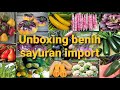 unboxing benih sayuran import untuk ditanam di kebun belakang rumah