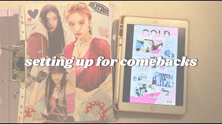 setting up for comebacks~Ateez, ITZY, Aespa, P1h