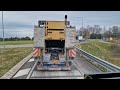 INSEGUENDO IL GIGANTESCO TRASPORTO ECCEZIONALE CATERPILLAR 345 BY TRANS GHIAIA