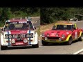 Fiat Abarth 124 & 131 Rally - Best of hillclimb action, launches, show & sound