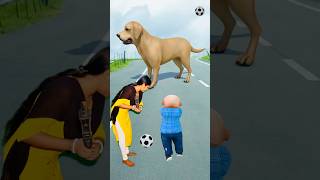 Dog satisfying video and colliding special 3d effects #shorts #youtubeshorts