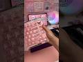 Transparent pink keyboard ASMR 😍 penly digital planner | Samsung galaxy tab S9 | digital planning