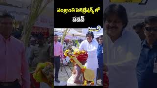 సంక్రాంతి సెలెబ్రేషన్స్ లో పవన్ | Deputy CM Pawan Kalyan | Prime9 News