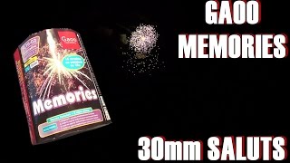 FETTE 30mm SALUTS ! Gaoo Fireworks Europe Innovation - Memories