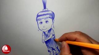 How to draw Agnes girl :Drawing ideas