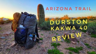 Durston Kakwa 40 Backpack Review on the Arizona Trail Zero Day