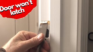Door Won't Latch How to Move a Strike Plate