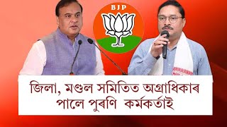 বিজেপিত আৰম্ভ হ’ল চাফাই অভিযান, টিকট বিচৰা ন-বিজেপিৰ আশাত পৰিব নেকি  চেঁচাপানী ?