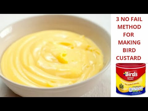 Quick And Easy Custard Recipe 3 Method/ Bird Custard Recipe - YouTube