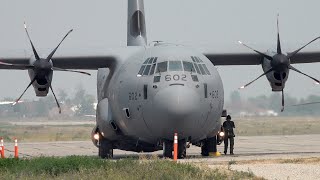 RCAF Lockheed Martin CC-130J Hercules TAKEOFF and LANDING in Penticton