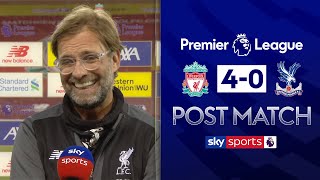 Jurgen Klopp praises Liverpool reaction in big win over Crystal Palace | Premier League Post Match