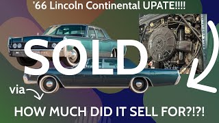 BAT Listing SOLD - 1966 Lincoln Continental - UPDATE