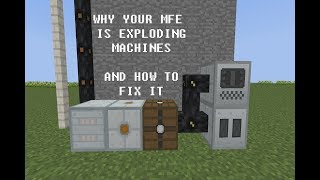 IndustrialCraft2: How to Stop MFE From Overloading Machines