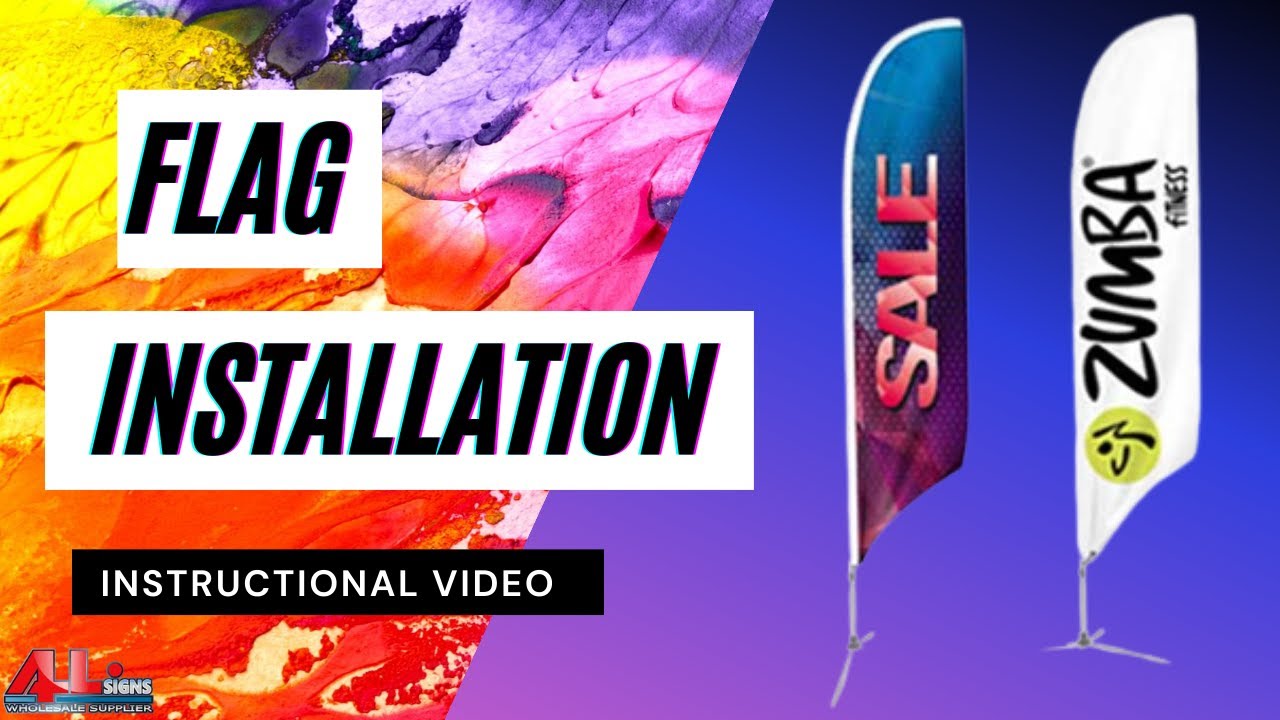 Flag Installation Youtube
