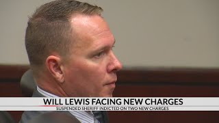 Suspended Greenville Co. Sheriff Will Lewis faces new charges