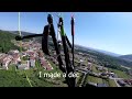 almost crashed into a tree risky landing on a paraglider