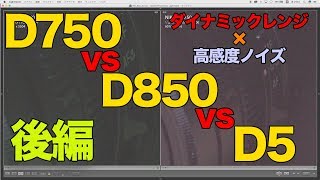 【後編】NikonD850の画質、実際どうなの？D750、D5とガチンコ対決！！わかりやすいよ！