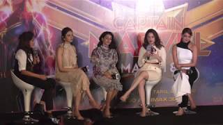 Actress Kajal Aggarwal, Samantha, Tamannah and Rakul Preet Singh combine press meet about Superhero