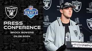 Brock Bowers' Introductory Press Conference - 4.26.24 | 2024 NFL Draft | Raiders