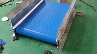 Mini modular belt conveyor testing in MAXSEN conveyor factory