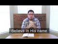 Believe in His name | John 1:12 | One Verse Devotional