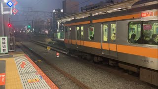 【混雑】夕方の立川駅 混雑で警笛を鳴らす E233系、E353系 祝E233系T33編成12両化 jr東日本 立川駅