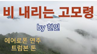 "비 내리는고모령" 에어로폰 연주 / 트럼본 톤