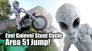 Evel Knievel Stunt Cycle - Area 51 Jump