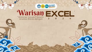 PJBL MKWU | Sosialisasi Webinar Inovatif Sistem Analisis Bisnis dengan EXCEL