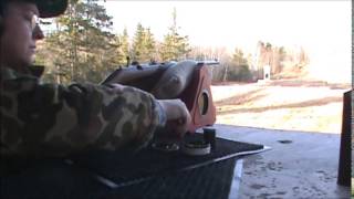 Husqvarna M255 \u0026 Marbles Bullseye Sight Test