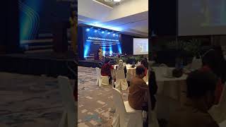 eka tura johan mc kemenparekraf event penandatanganan m.o.u dan raker 2021 hybrite event di novotel