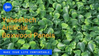 Yaheetech Artificial Boxwood Panels 20 Inches x 20 Inches #boxwoodpanels