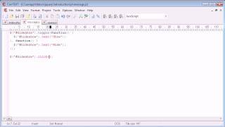 jQuery Tutorial - 47 - Hide/Show a DIV