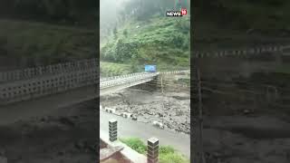 Flash Floods Hit Himachal Due To A Cloudburst Around Baghi Bridge | Himachal Pradesh | #shorts