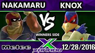 S@X 182 - Nakamaru (Captain Falcon) Vs. knox (Falco) - SSBM Tournament - Smash Melee